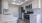 a kitchen with white cabinets