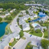 aerial apartment view