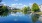 a body of water with houses along it